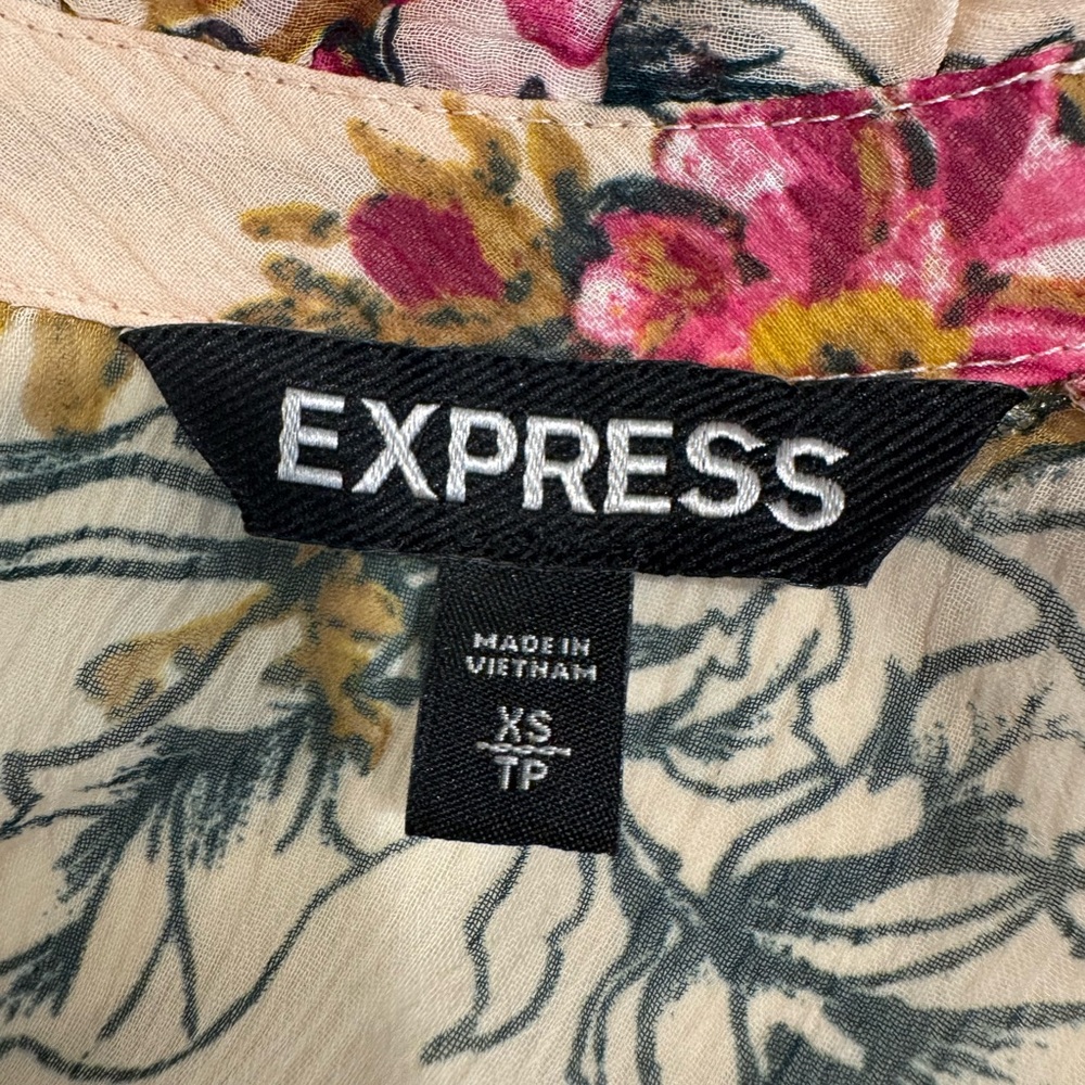 Express Floral Patterned Dress - Picture 5 of 5